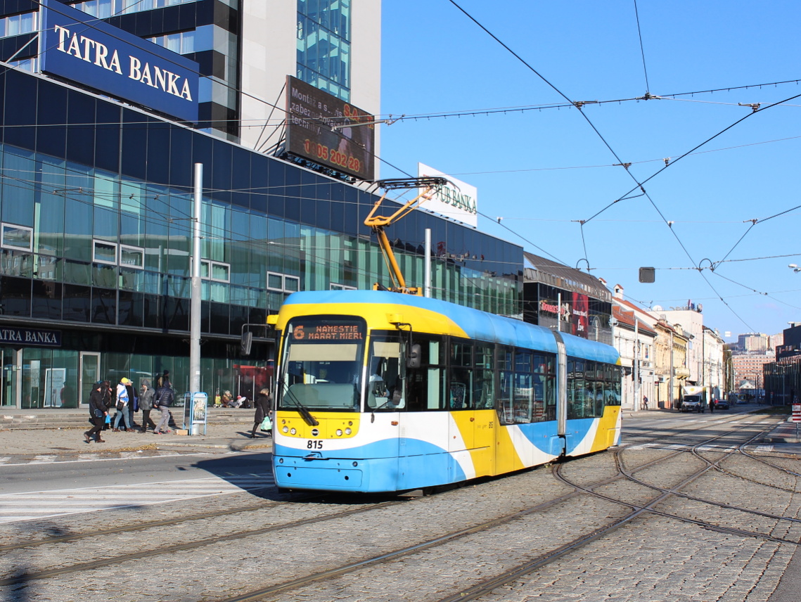 Кошице, Vario LF2+ № 815 Кошице, Vario LF2+ № 815