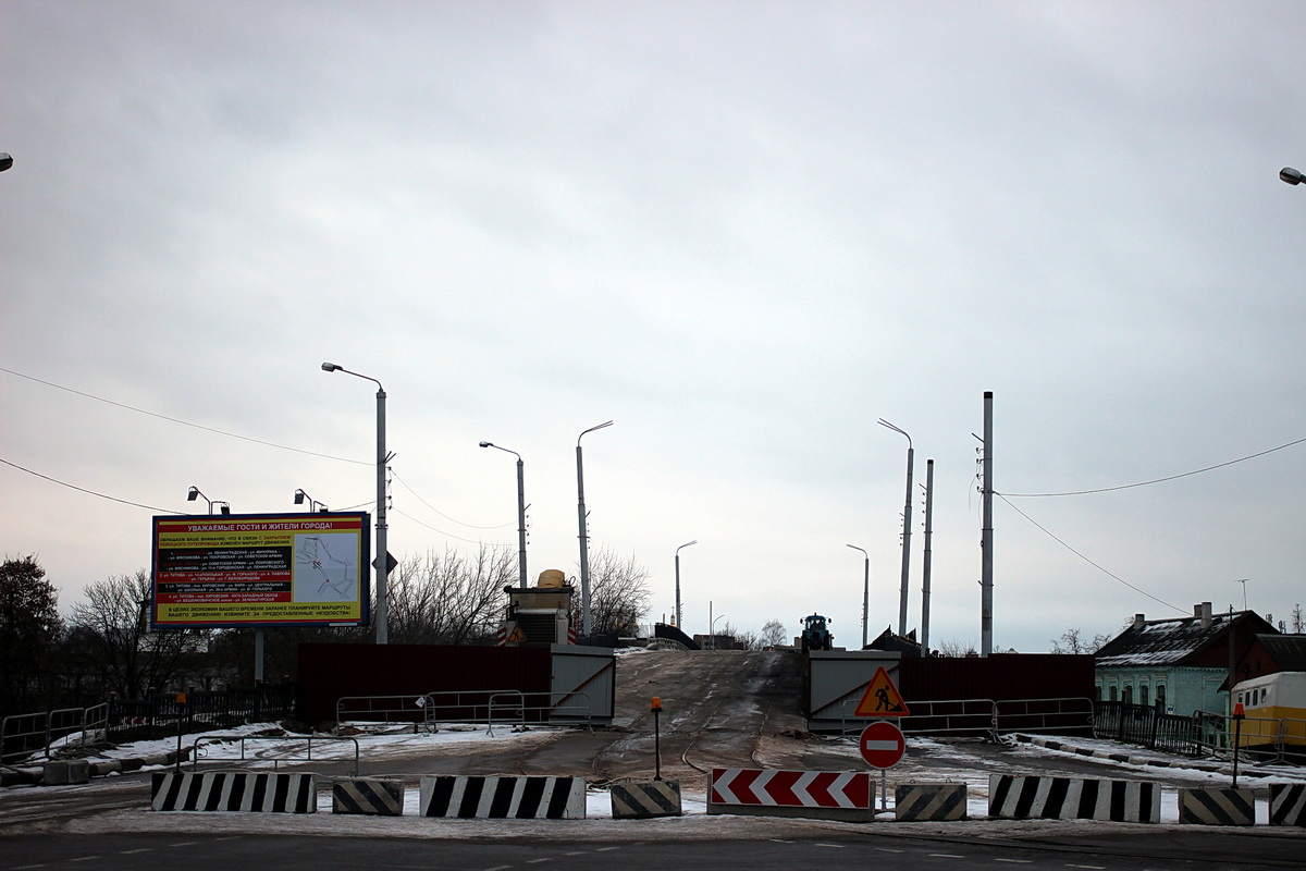 Витебск — Реконструкция Полоцкого путепровода и временное закрытие движения по улице Титова