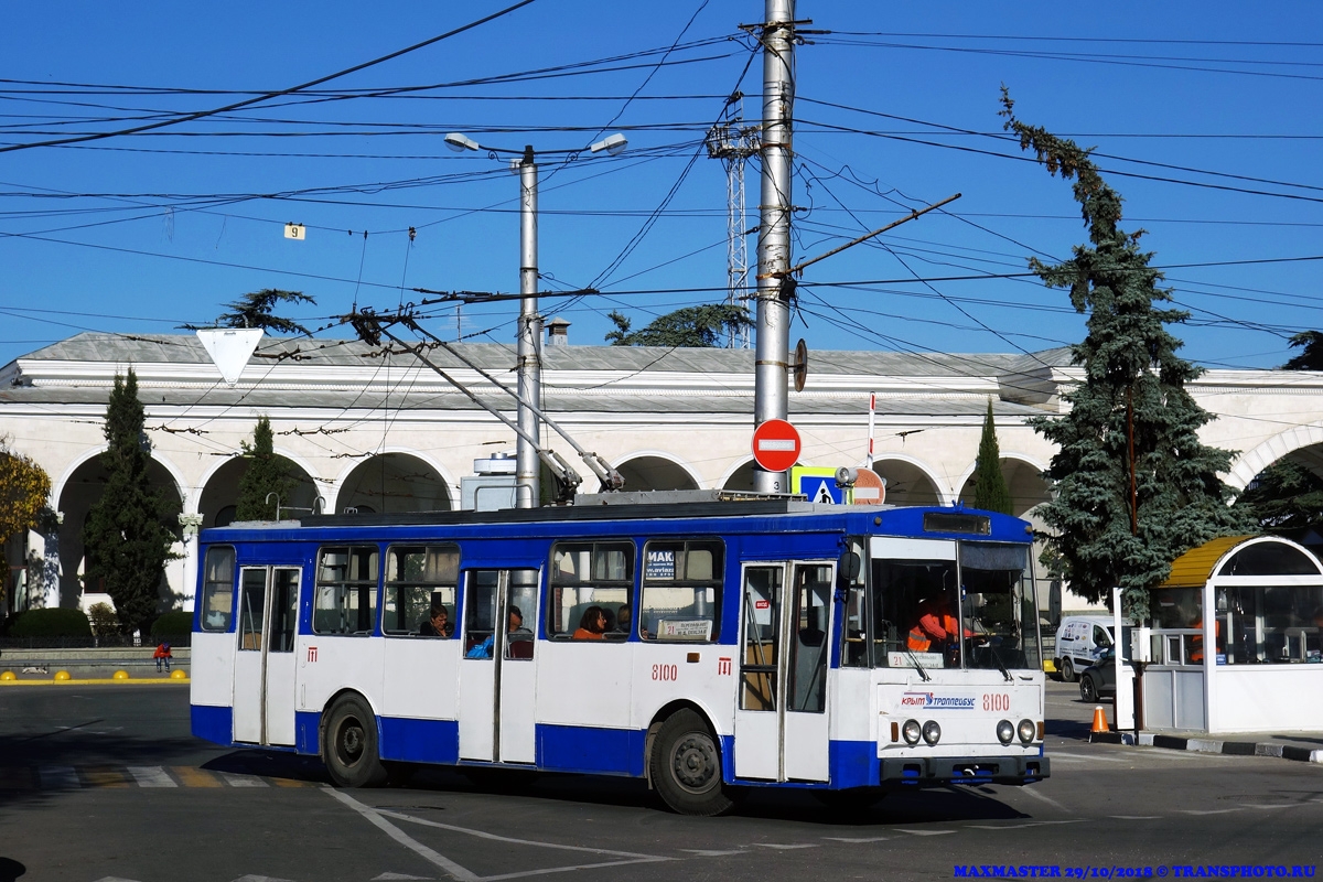 Кримський тролейбус, Škoda 14Tr89/6 № 8100