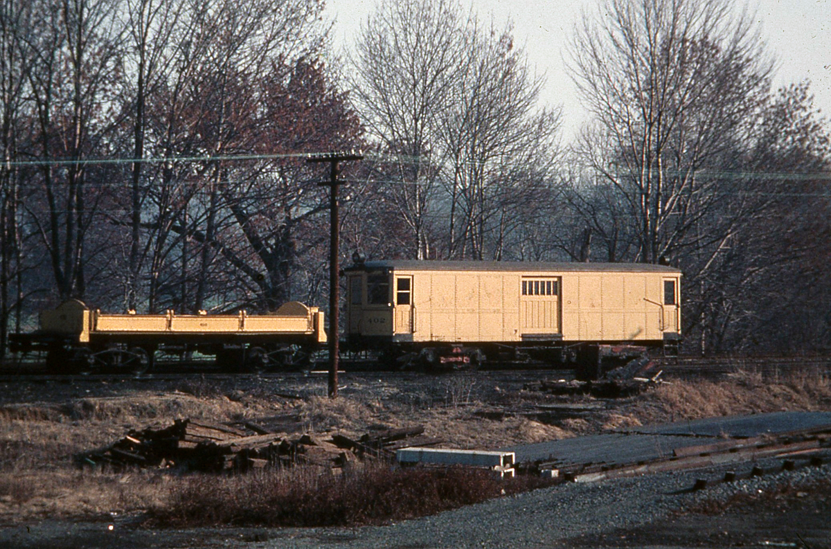 Philadelphia, Differential 4-axle trailer car nr. 400; Philadelphia, Kuhlman 4-axle motor car nr. 402