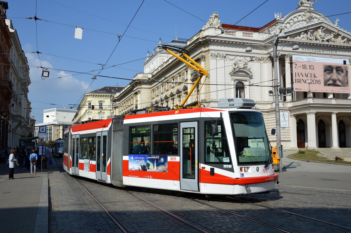 Брно, Škoda 03T6 Anitra № 1819