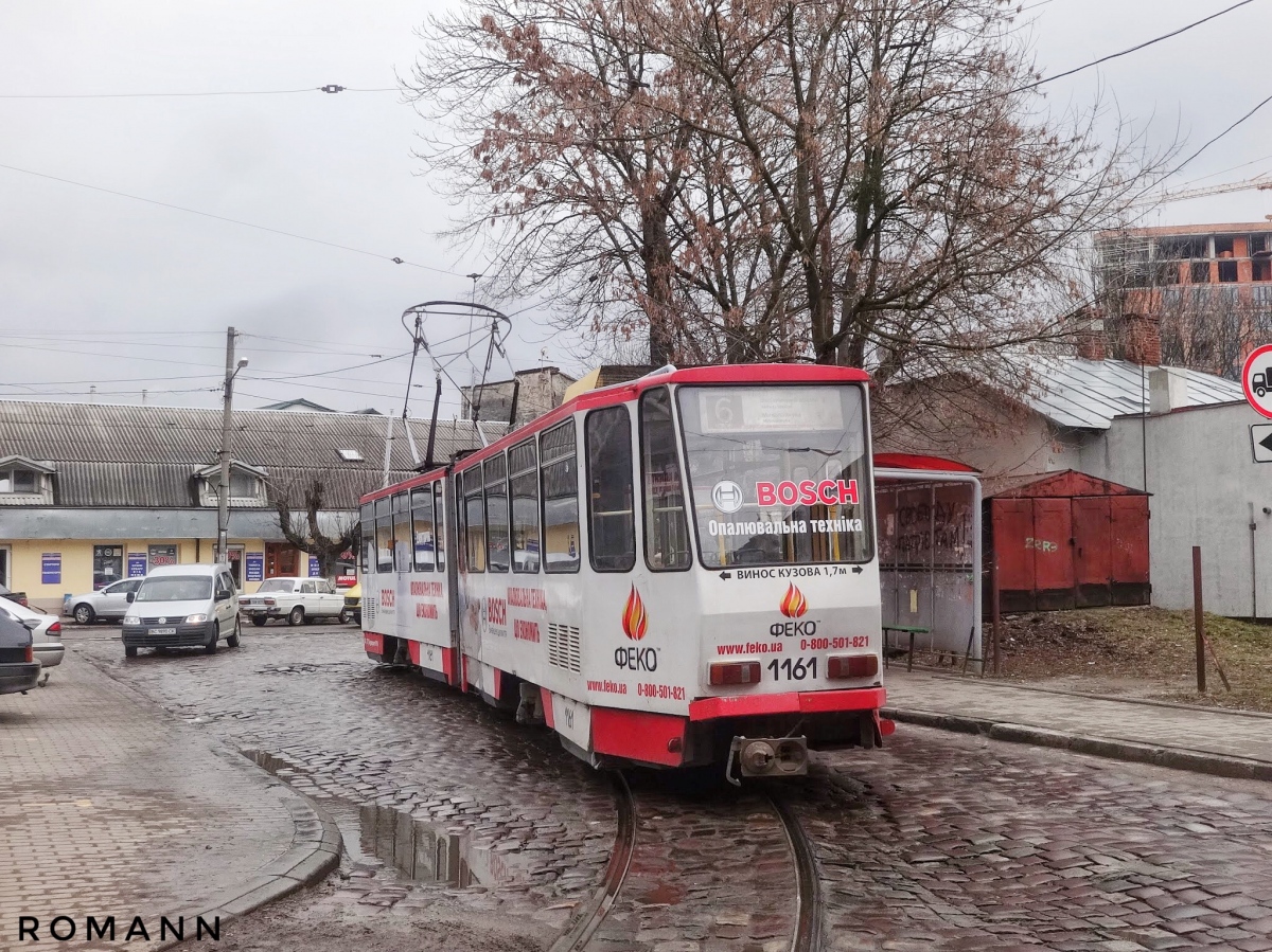Львов, Tatra KT4D № 1161