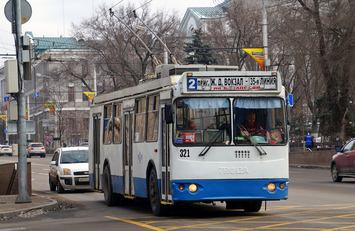 Ростов-на-Дону, ЗиУ-682Г-016.02 (с широкой 1-й дверью) № 321