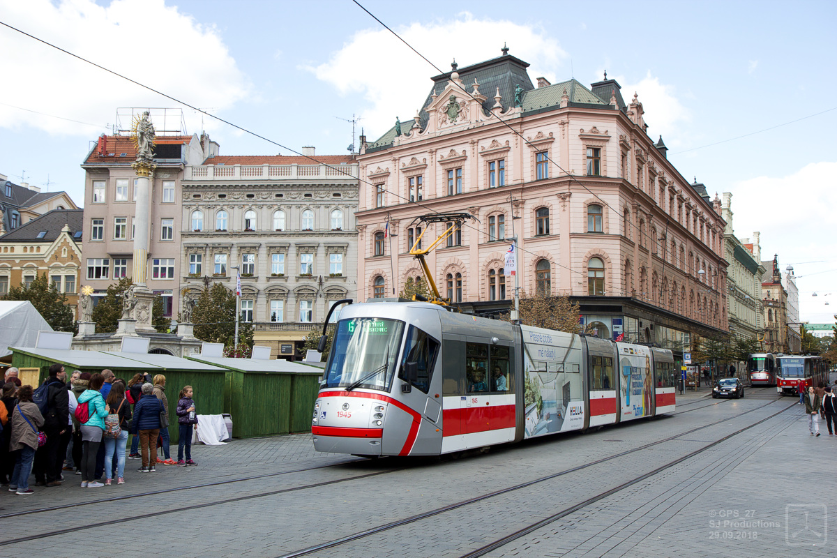 Брно, Škoda 13T Elektra № 1945