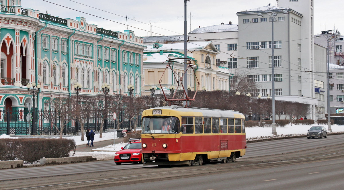 Екатеринбург, Tatra T3SU (двухдверная) № 117
