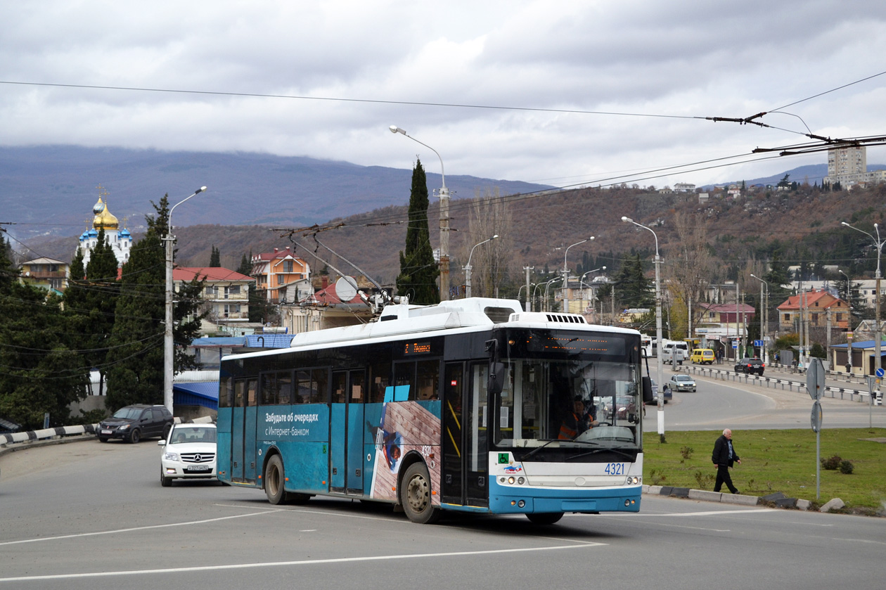 Крымский троллейбус, Богдан Т70110 № 4321