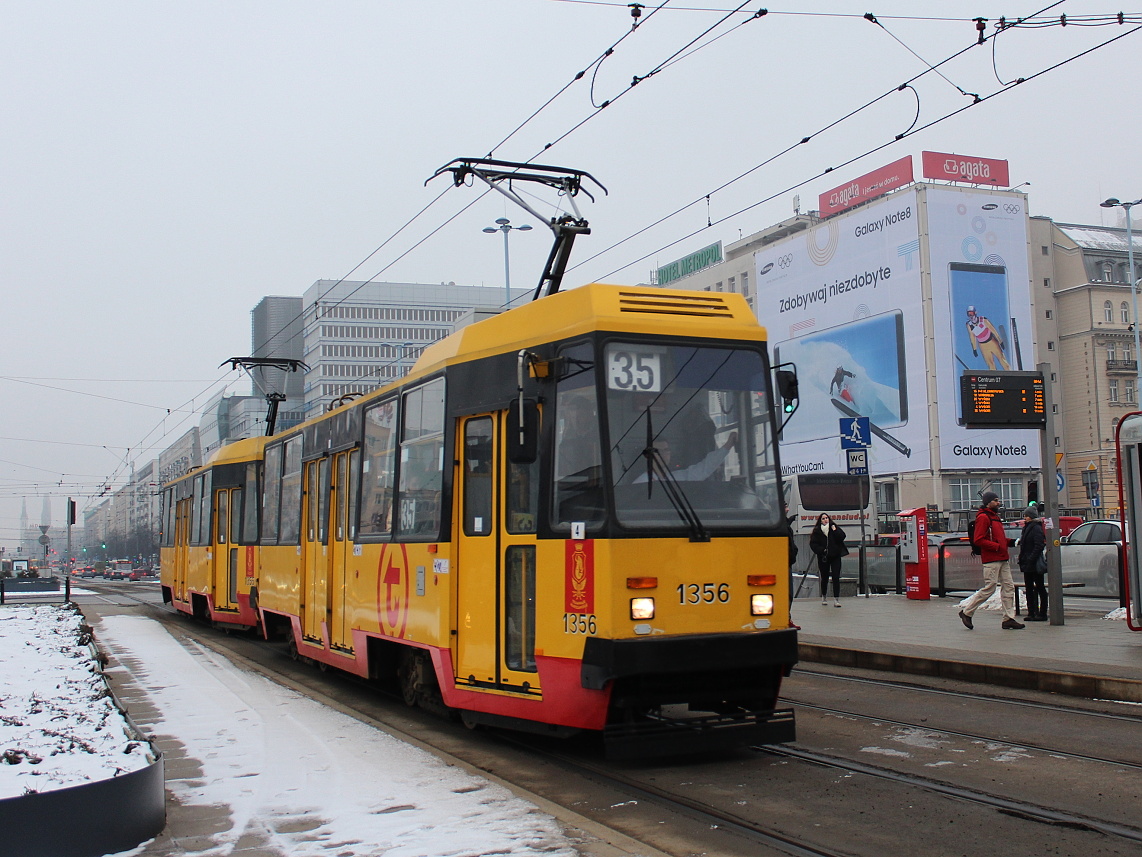 Варшава, Konstal 105Na № 1356
