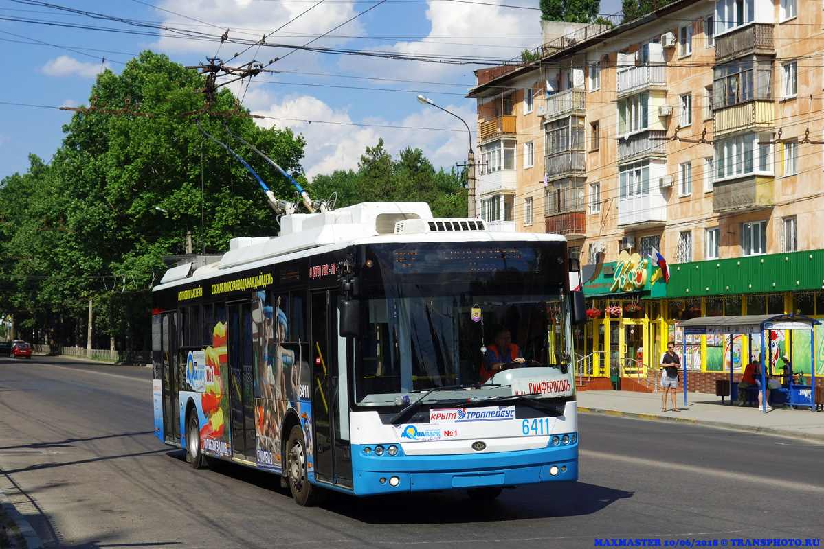 Крымский троллейбус, Богдан Т70115 № 6411