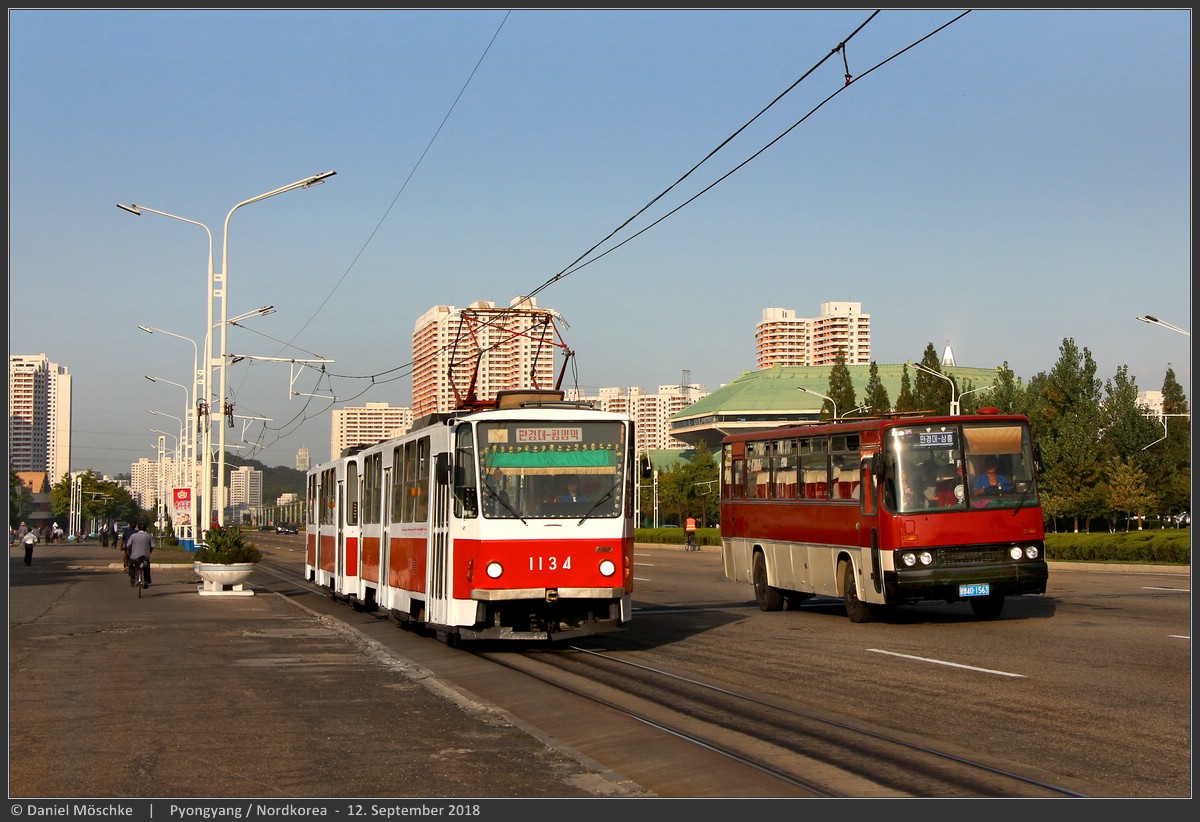 Пхеньян, Tatra T6B5K № 1134