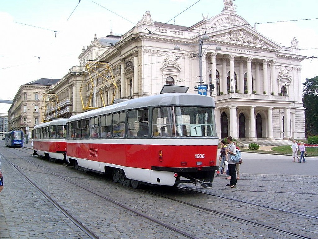 Brno, Tatra T3G Br. 1606