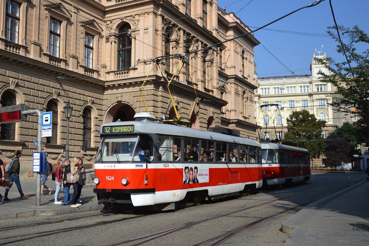 Брно, Tatra T3G № 1624