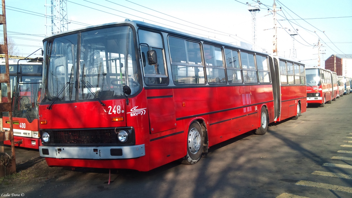 Budapesta, Ikarus 280.94 Nr. 248; Budapesta — Trolleybus depot Budapesta, Ikarus 280.94 Nr. 248; Budapesta — Trolleybus depot