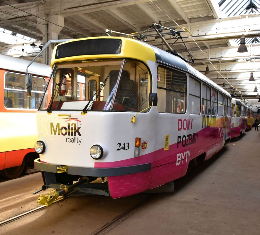 Мост ― Литвинов, Tatra T3M.3 № 243