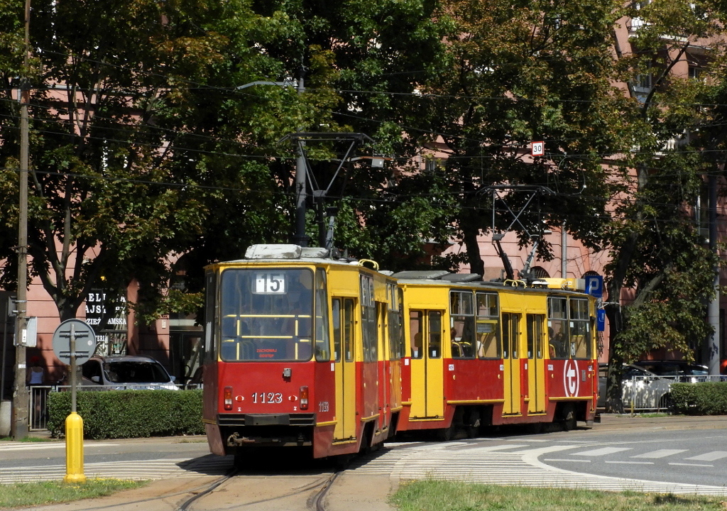 Варшава, Konstal 105Na № 1123