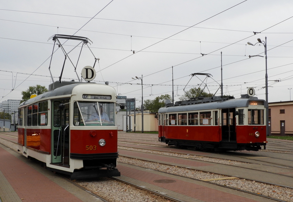 Варшава, Konstal 13N № 503; Варшава, WIwK/GFW K № 445; Варшава — Дни общественного транспорта (с 2002 г.)