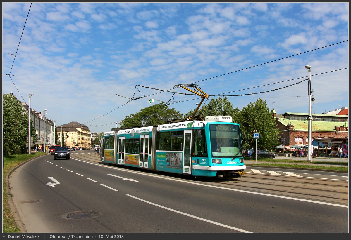 Оломоуц, Škoda 03T1 Astra № 201
