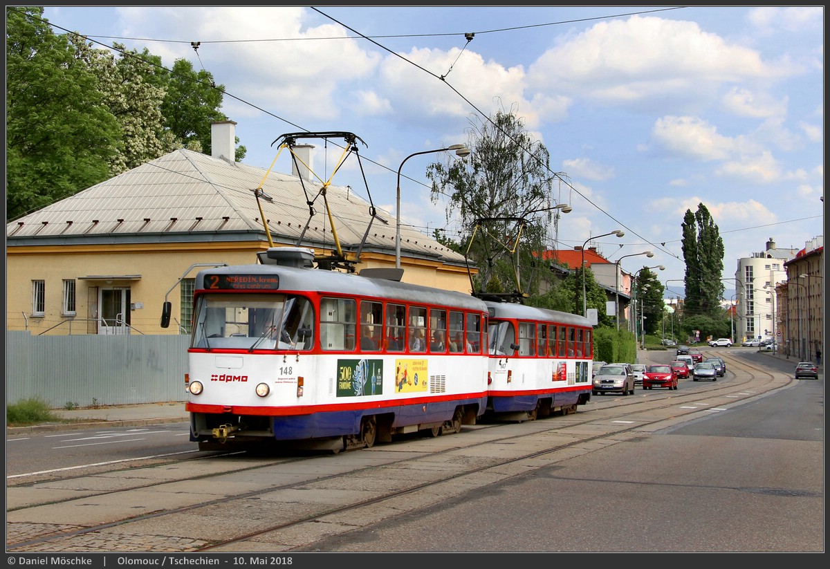 Оломоуц, Tatra T3R.P № 148