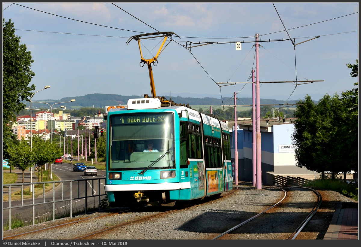 Оломоуц, Škoda 03T1 Astra № 201