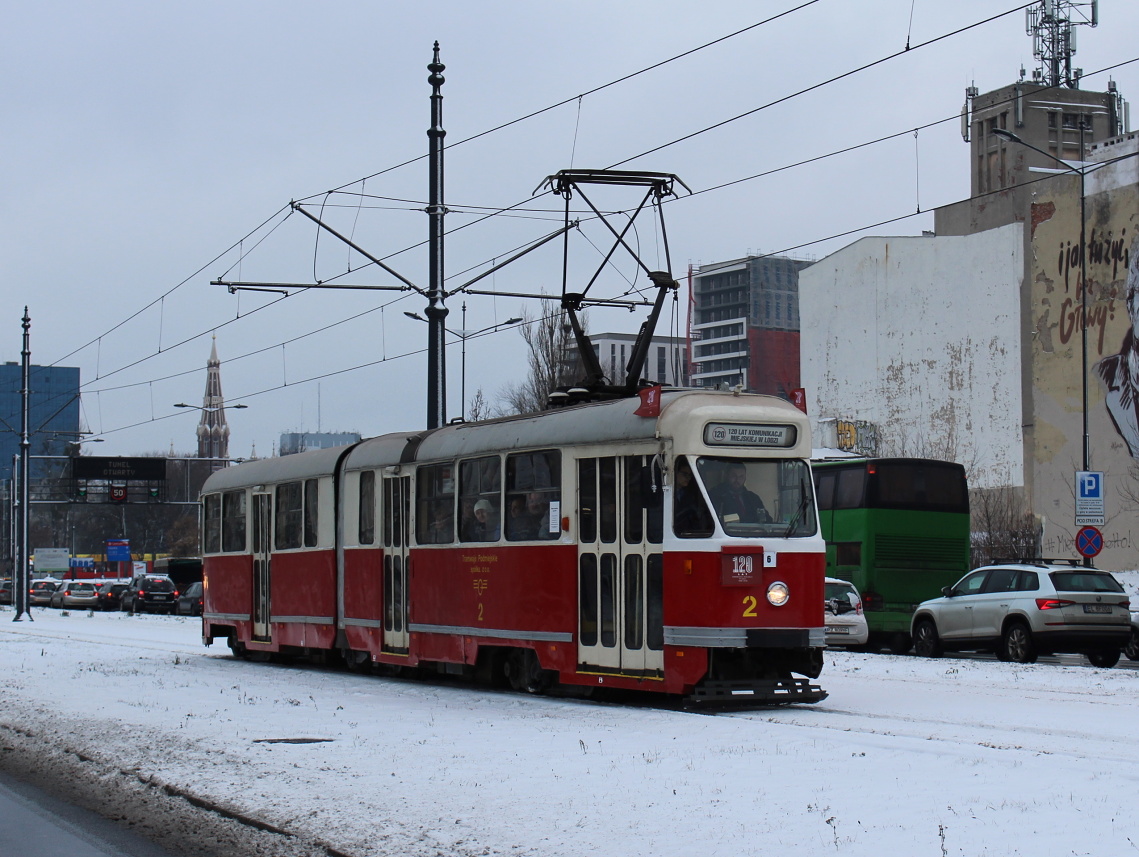 Łódź, Konstal 803N — 2; Łódź — 120 years of public transport in Łódź — 16.12.2018