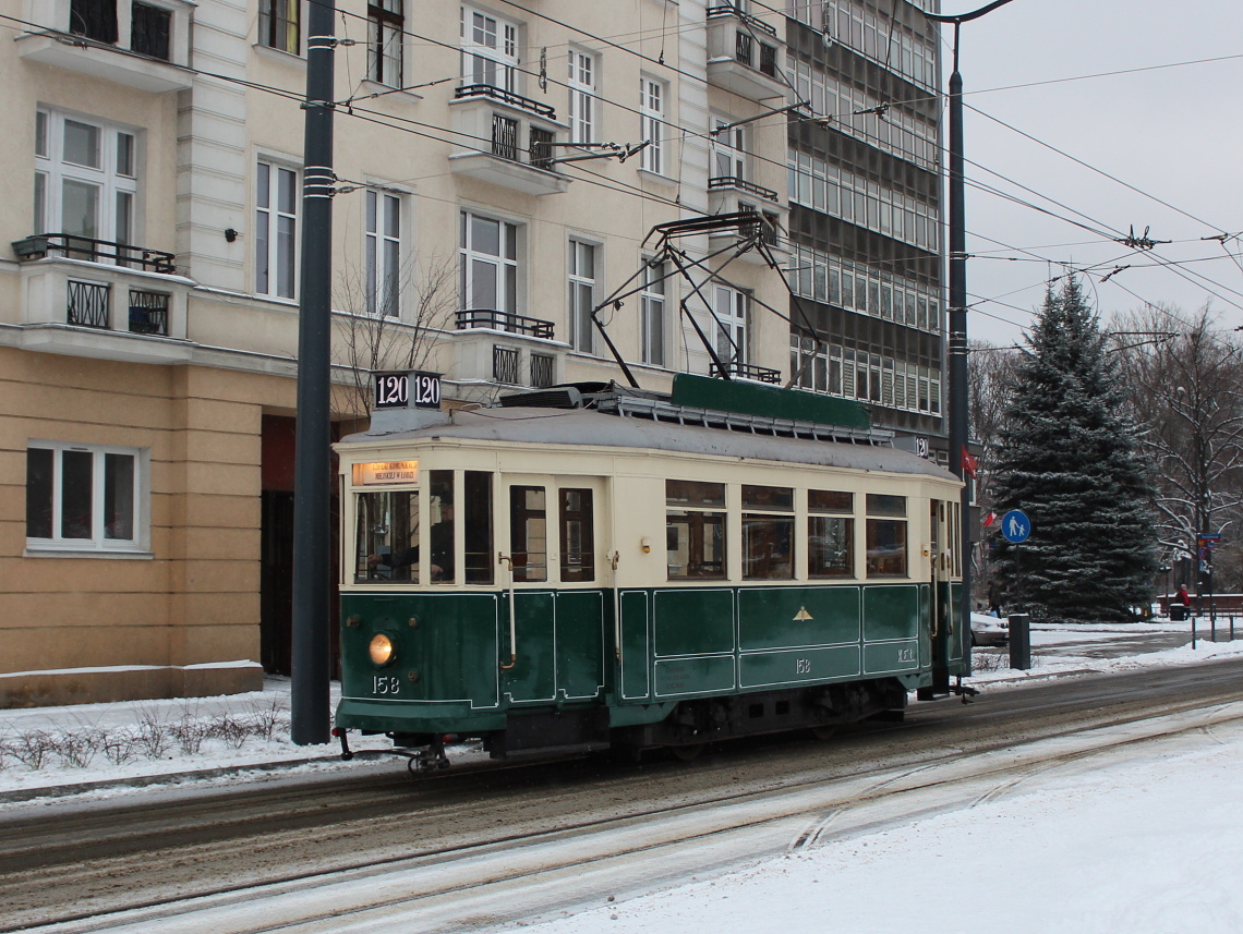 Łódź, Lilpop III — 158; Łódź — 120 years of public transport in Łódź — 16.12.2018