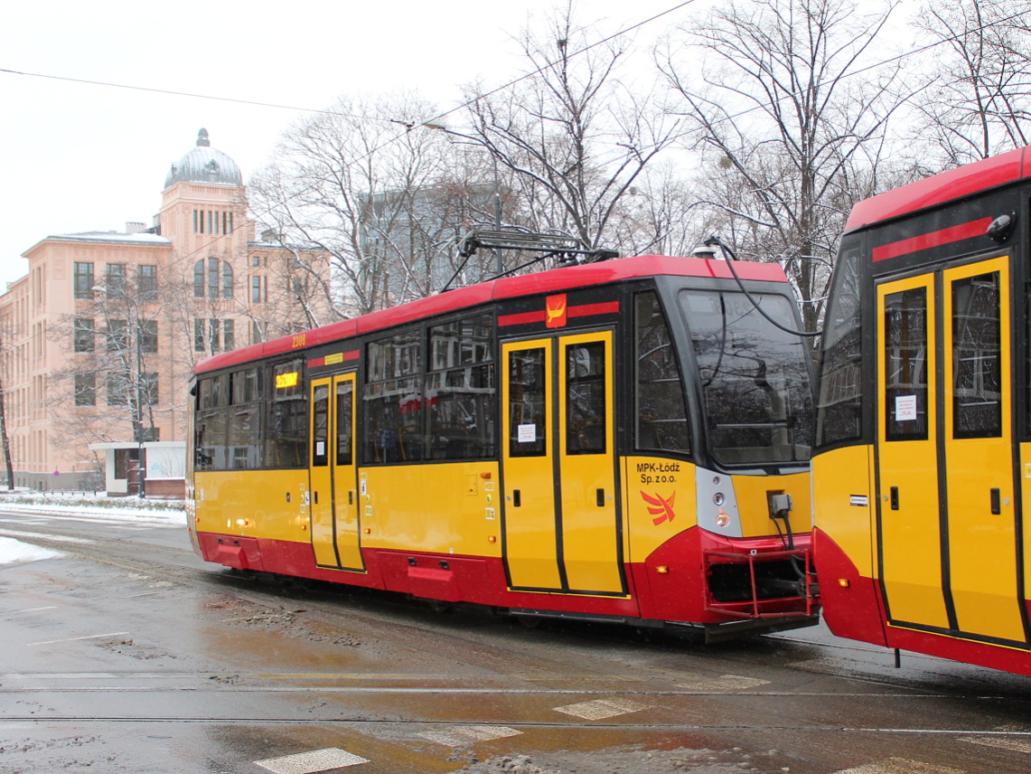 Лодзь, Konstal/MPK 805N-MD16 № 2308; Лодзь — 120 лет общественному транспорту в Лодзи — 16.12.2018