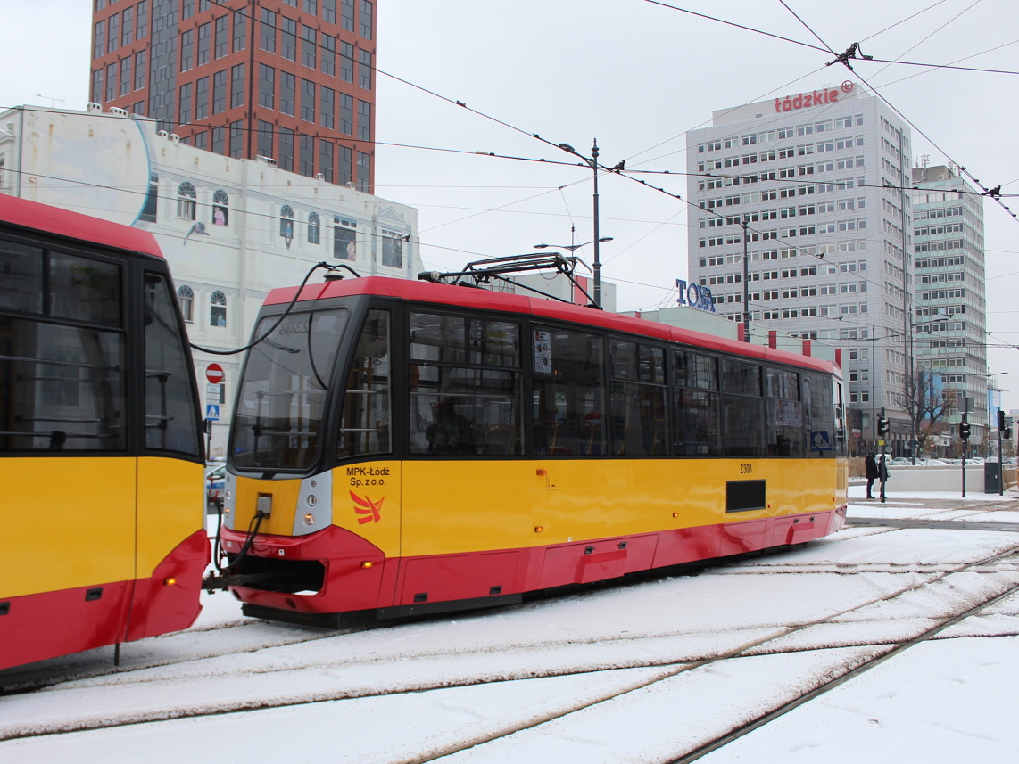 Łódź, Konstal/MPK 805N-MD16 — 2308; Łódź — 120 years of public transport in Łódź — 16.12.2018