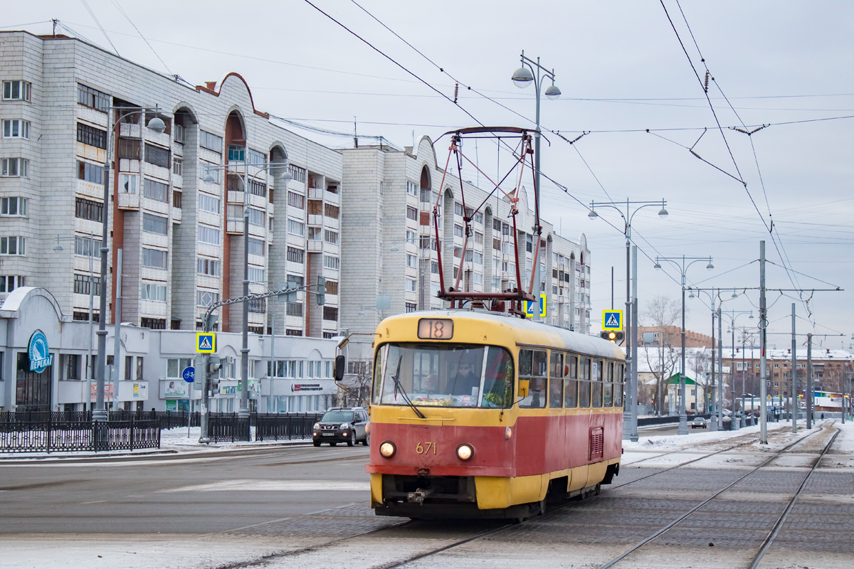 Екатеринбург, Tatra T3SU № 671 Екатеринбург, Tatra T3SU № 671