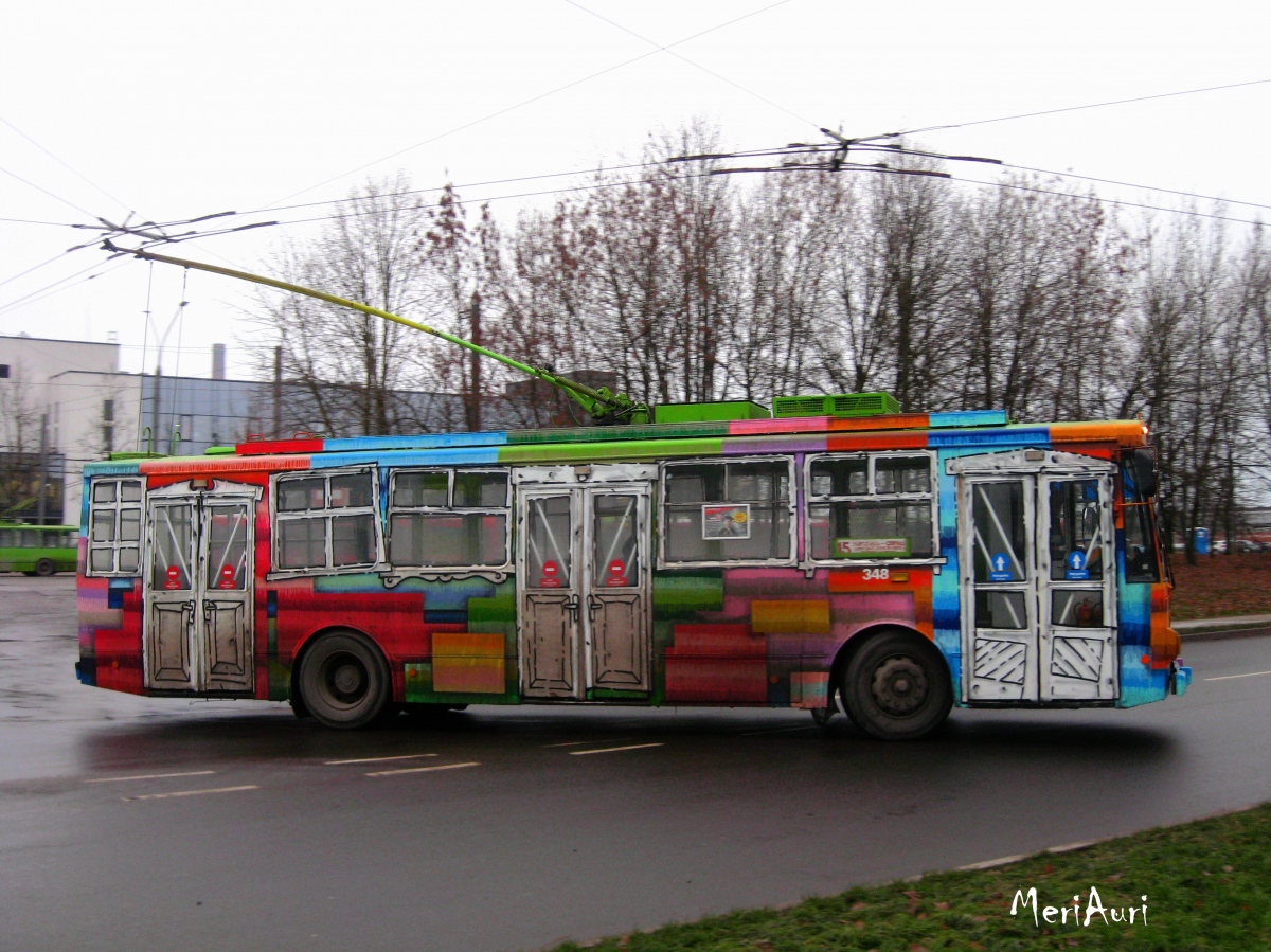 Каунас, Škoda 14Tr13/6 № 348