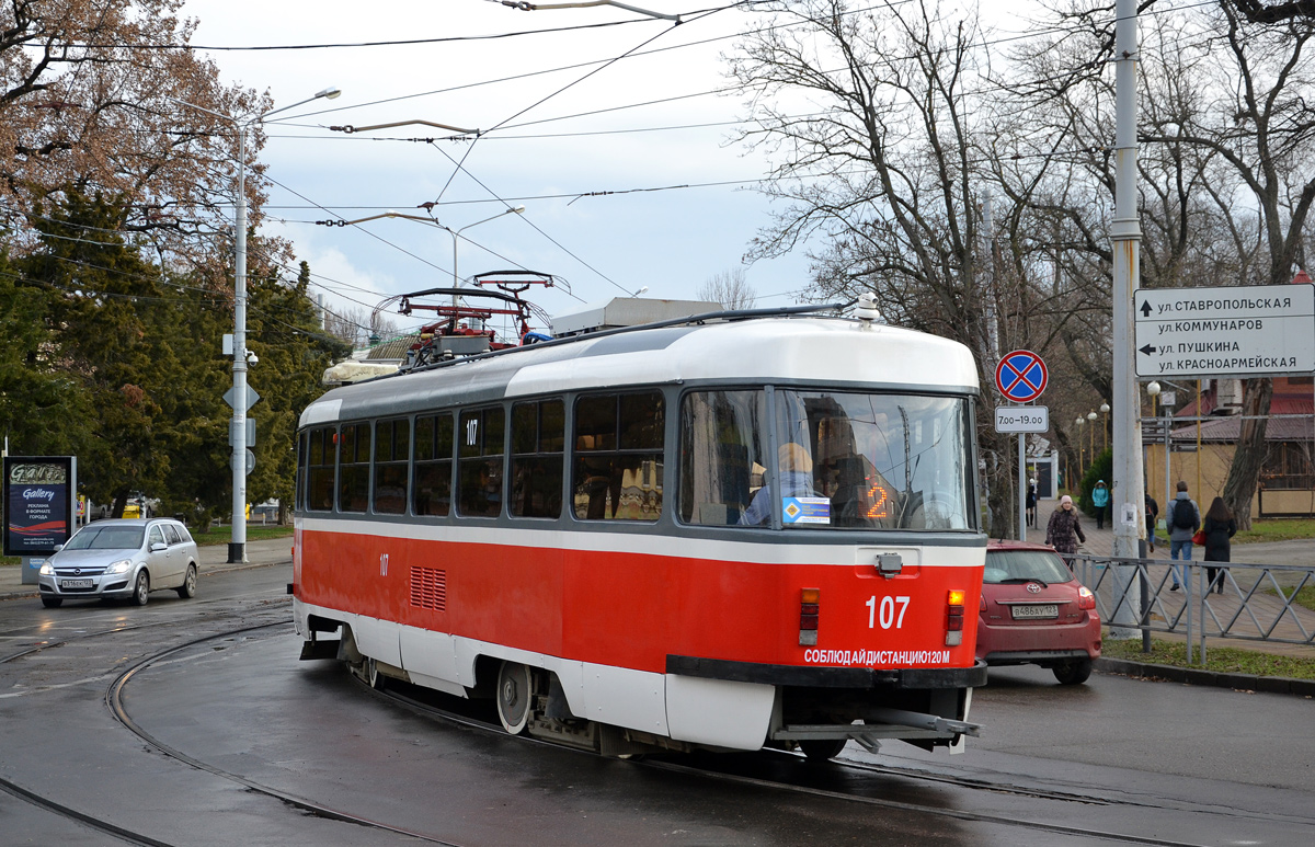 Краснодар, Tatra T3SU КВР ТМЗ № 107