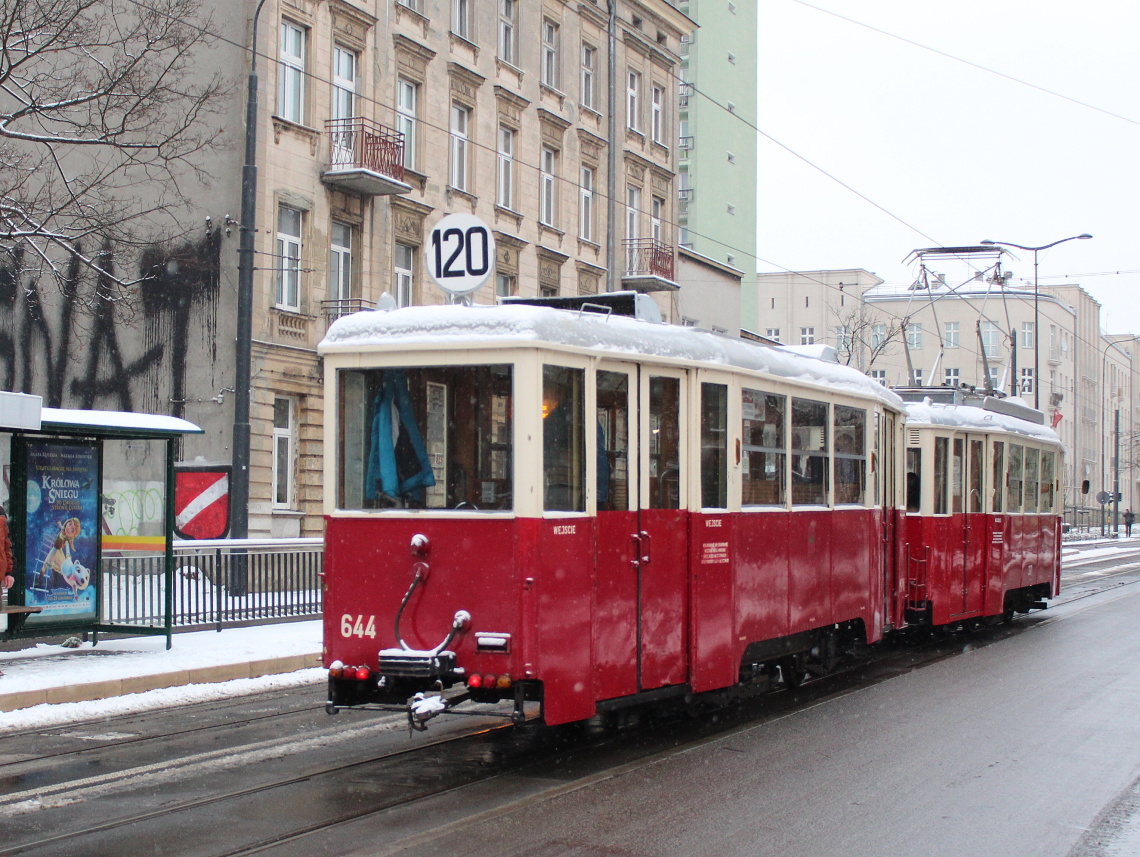 Łódź, FWŚ 5ND1 Br. 644; Łódź — 120 years of public transport in Łódź — 16.12.2018