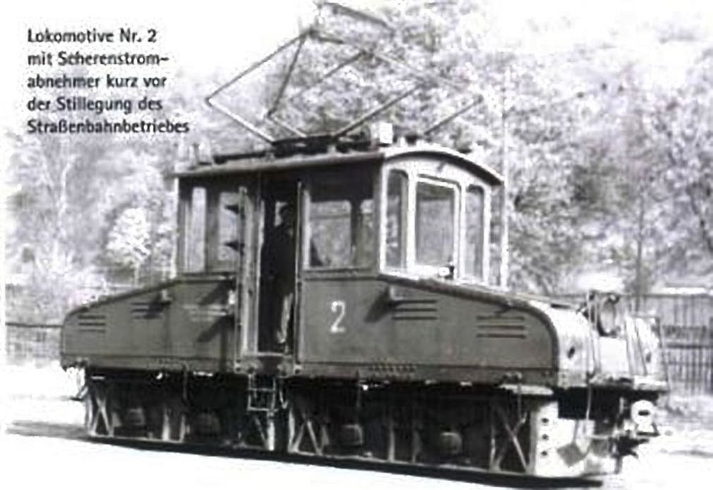 Meissen, Electric locomotive # 2; Meissen — Old photos • Alte Fotos
