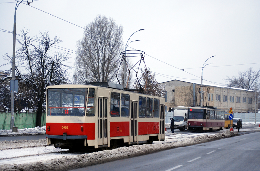 Киев, Tatra T6B5SU № 009