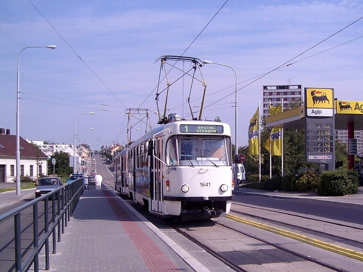 Брно, Tatra T3G № 1641