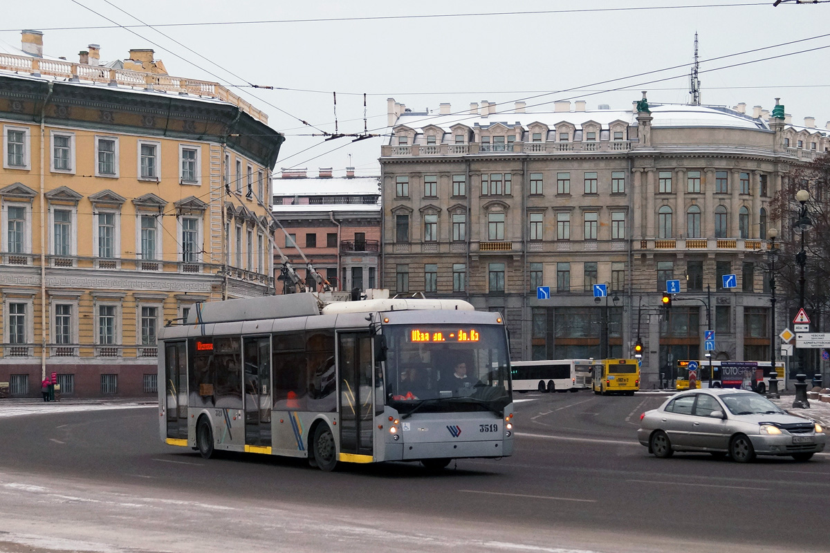Санкт-Петербург, Тролза-5265.00 «Мегаполис» № 3519