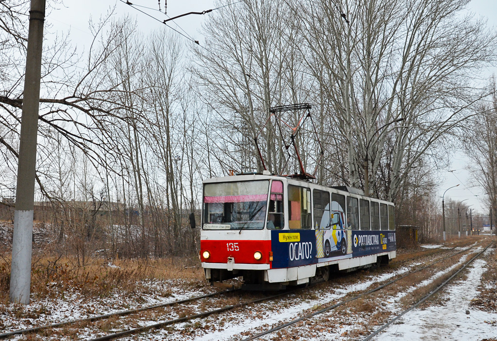Липецк, Tatra T6B5SU № 135