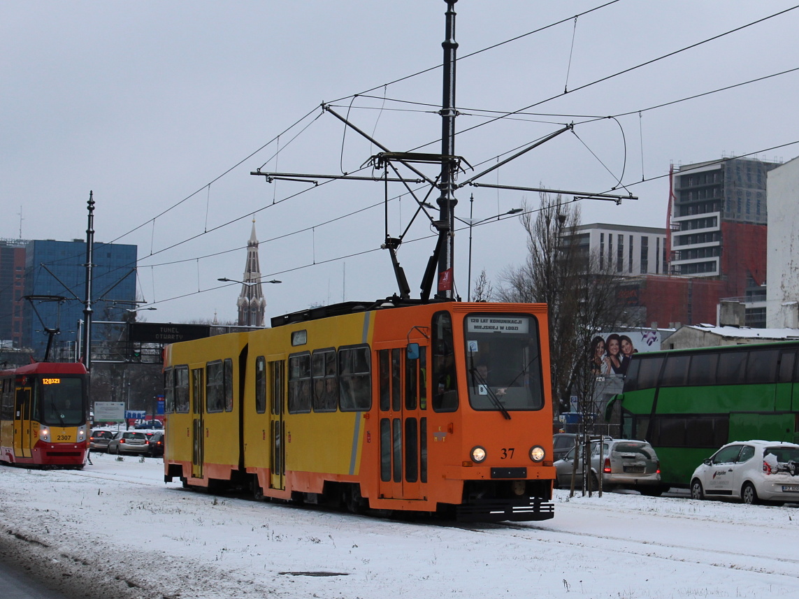 Лодзь, Konstal 803N № 37; Лодзь — 120 лет общественному транспорту в Лодзи — 16.12.2018