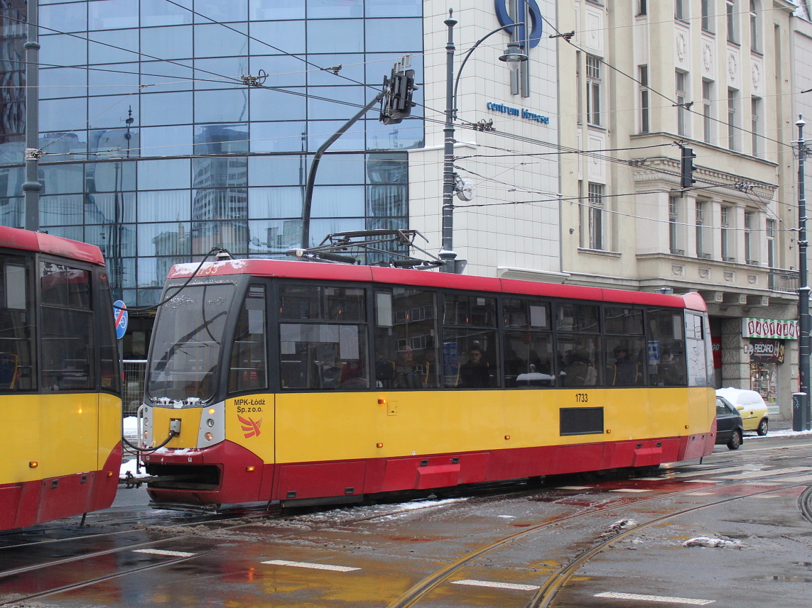 Лодзь, Konstal/MPK 805N-MD14 № 1733 Лодзь, Konstal/MPK 805N-MD14 № 1733