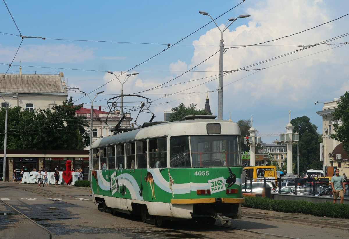 Одесса, Tatra T3R.P № 4055