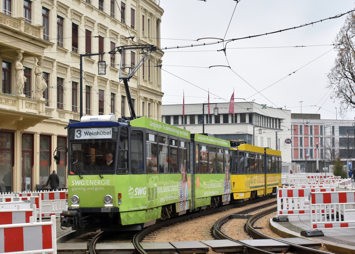 Гёрлиц, Tatra KT4DC № 316