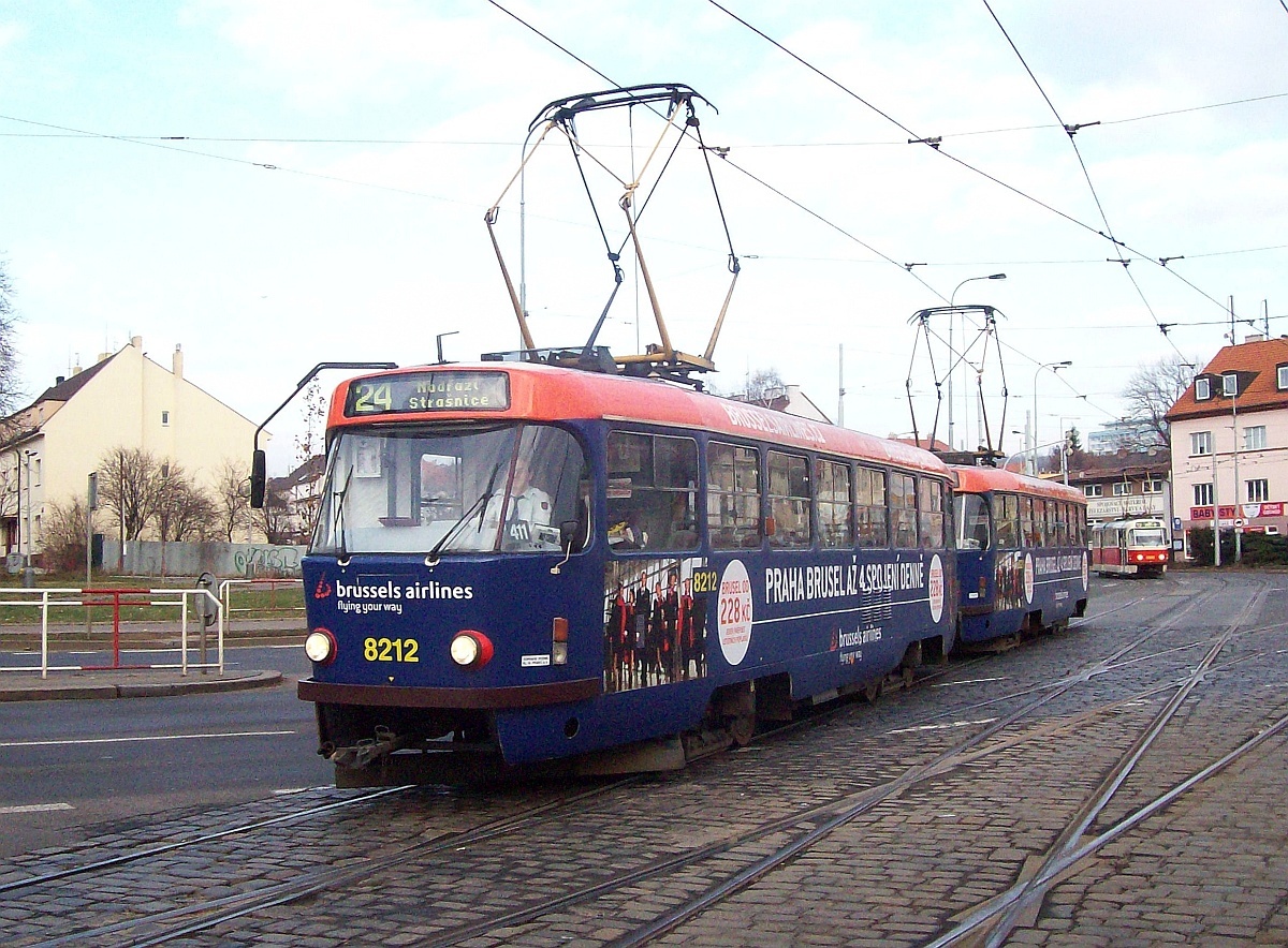 Прага, Tatra T3R.P № 8212