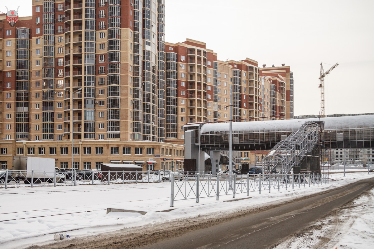 Казань — Большое трамвайное кольцо. Участок "Солнечный город — Борисково". 2018-2020