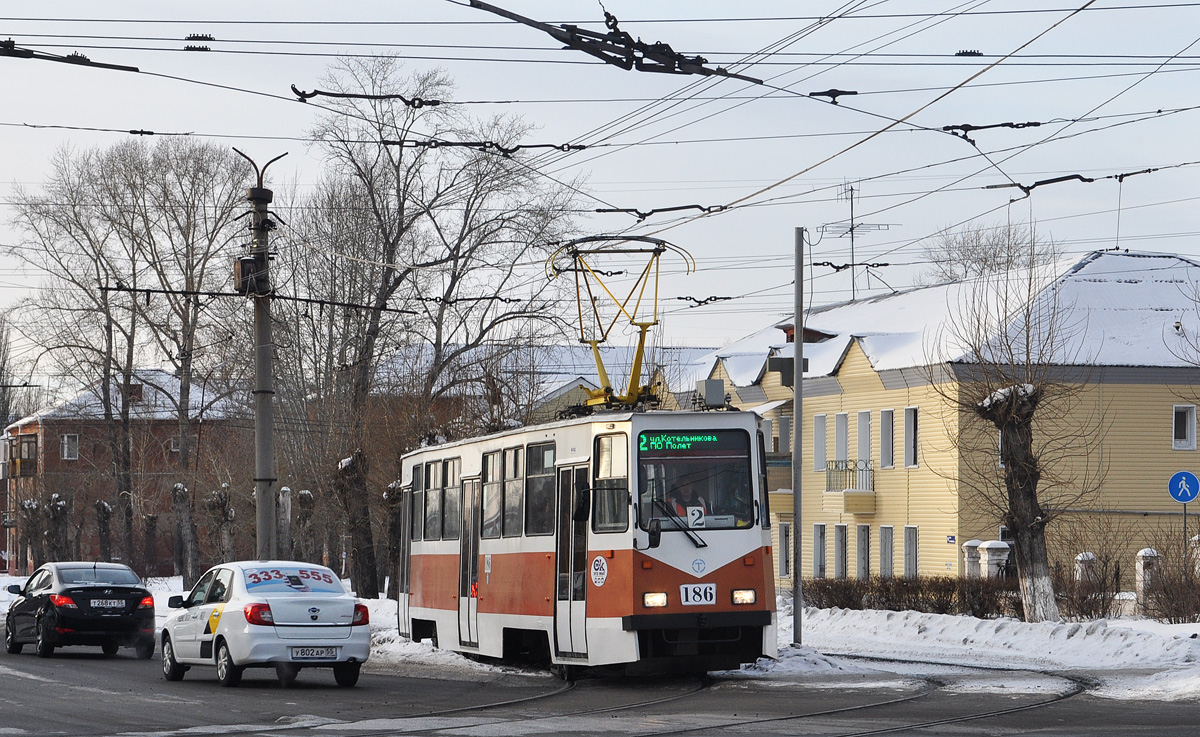 Омск, 71-605ЭП № 186