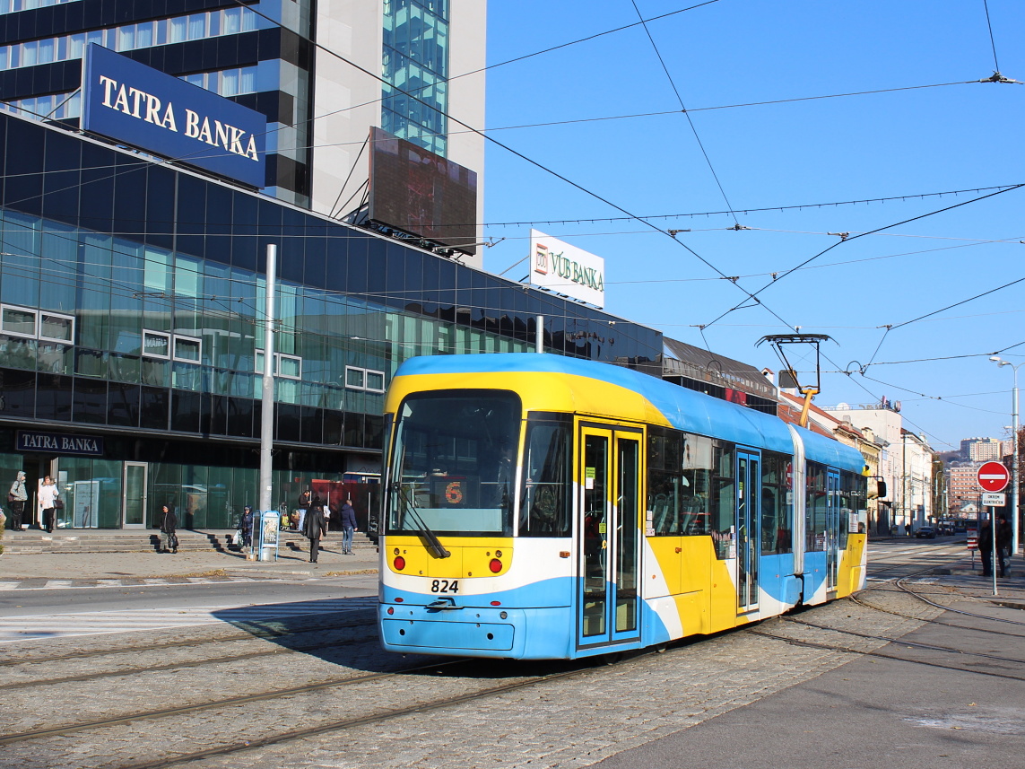 Кошице, Vario LF2+ № 824 Кошице, Vario LF2+ № 824