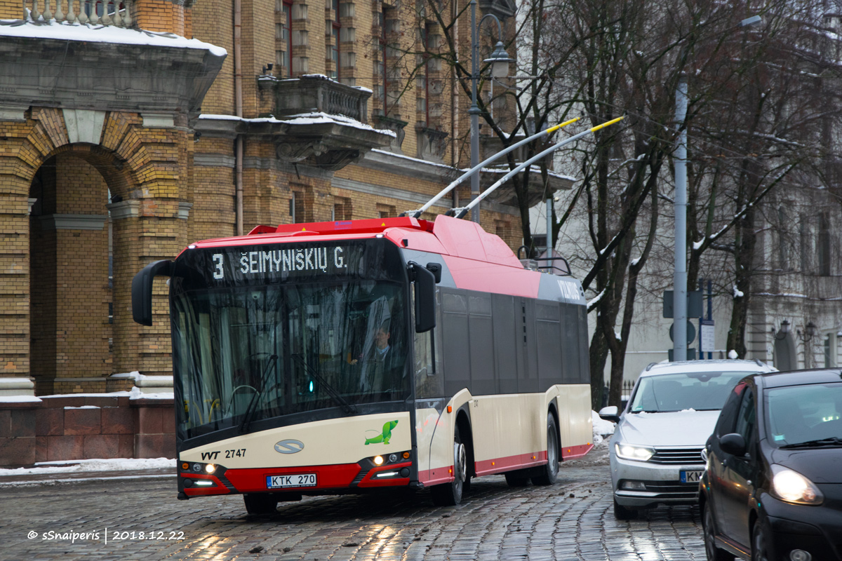 Вильнюс, Solaris Trollino IV 12 Škoda № 2747