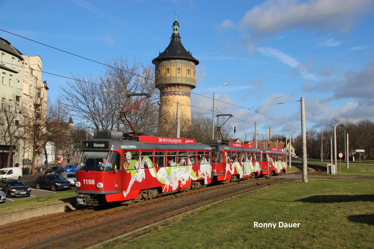 Галле, Tatra T4D № 1198