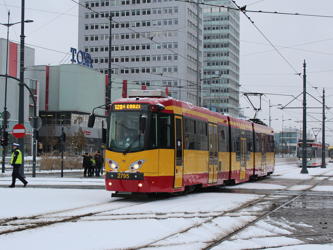 Лодзь, Duewag M8CN № 2795; Лодзь — 120 лет общественному транспорту в Лодзи — 16.12.2018