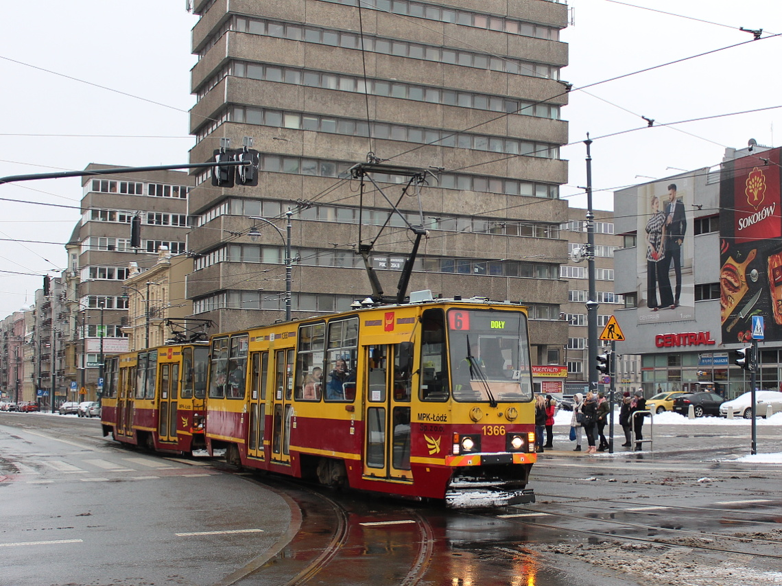 Лодзь, Konstal 805Na № 1366