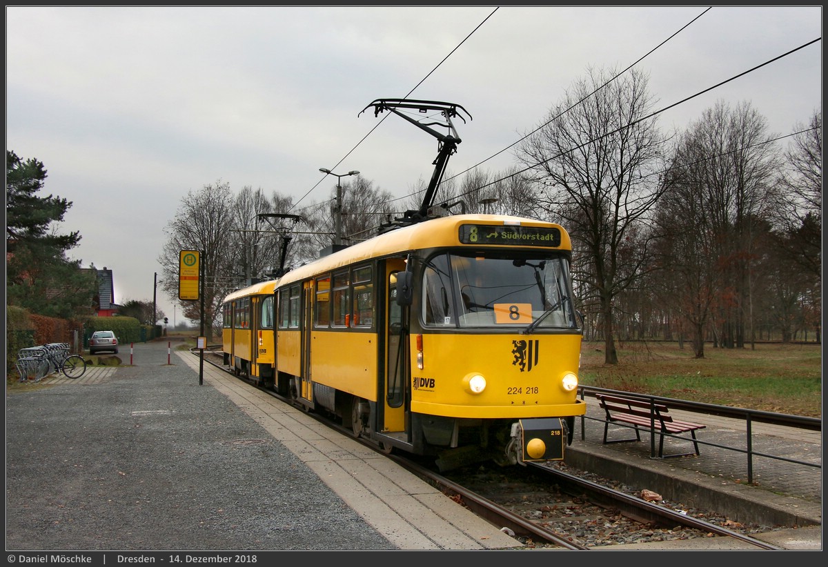 Dresden, Tatra T4D-MT nr. 224 218