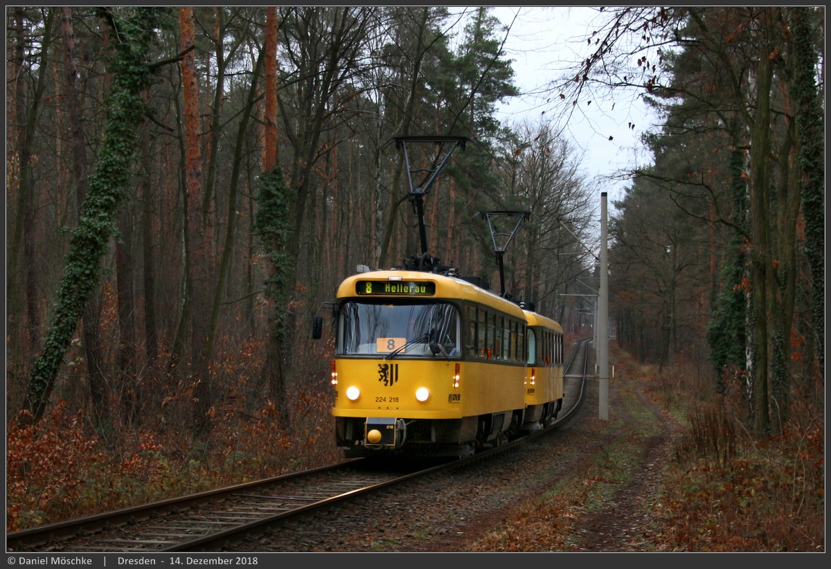 Dresden, Tatra T4D-MT № 224 218
