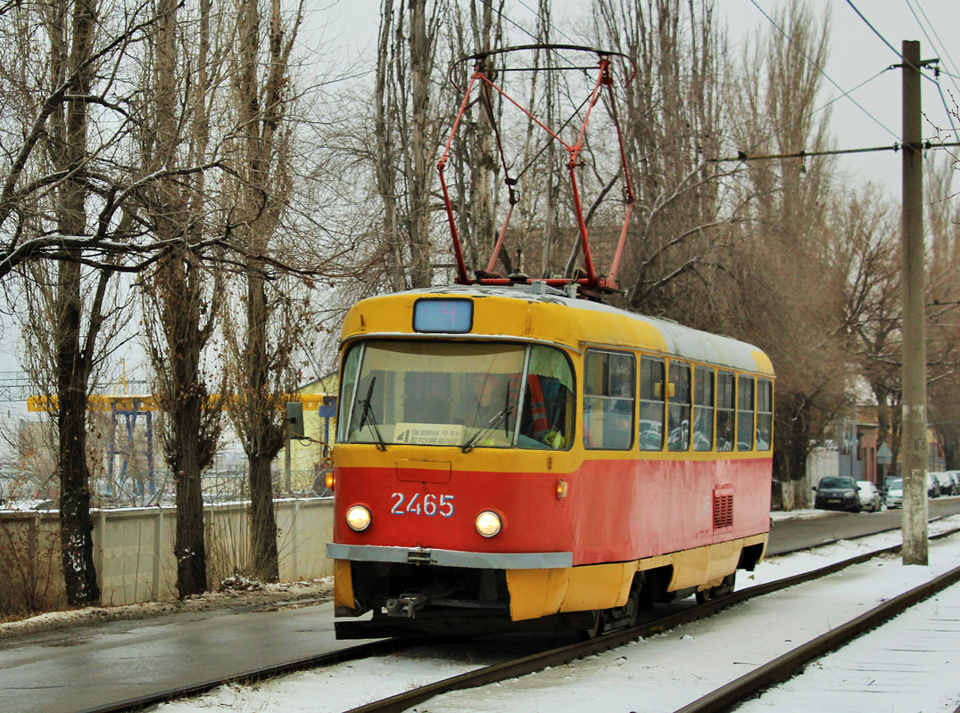 Волгоград, Tatra T3SU (двухдверная) № 2465